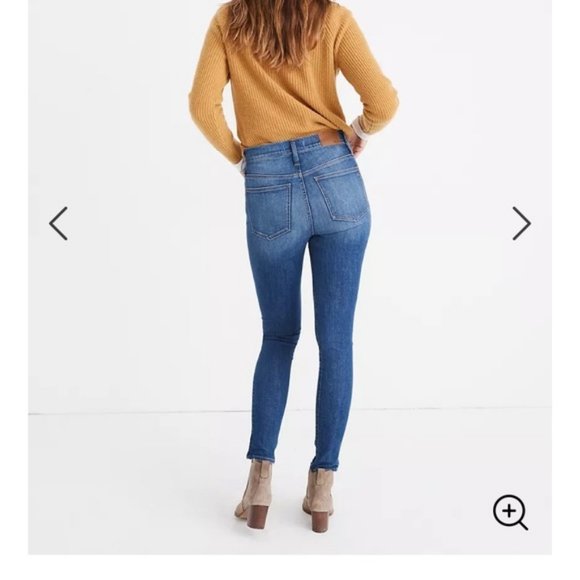 NWT Madewell 9" Mid-Rise Skinny Jean 25 - Picture 2 of 10